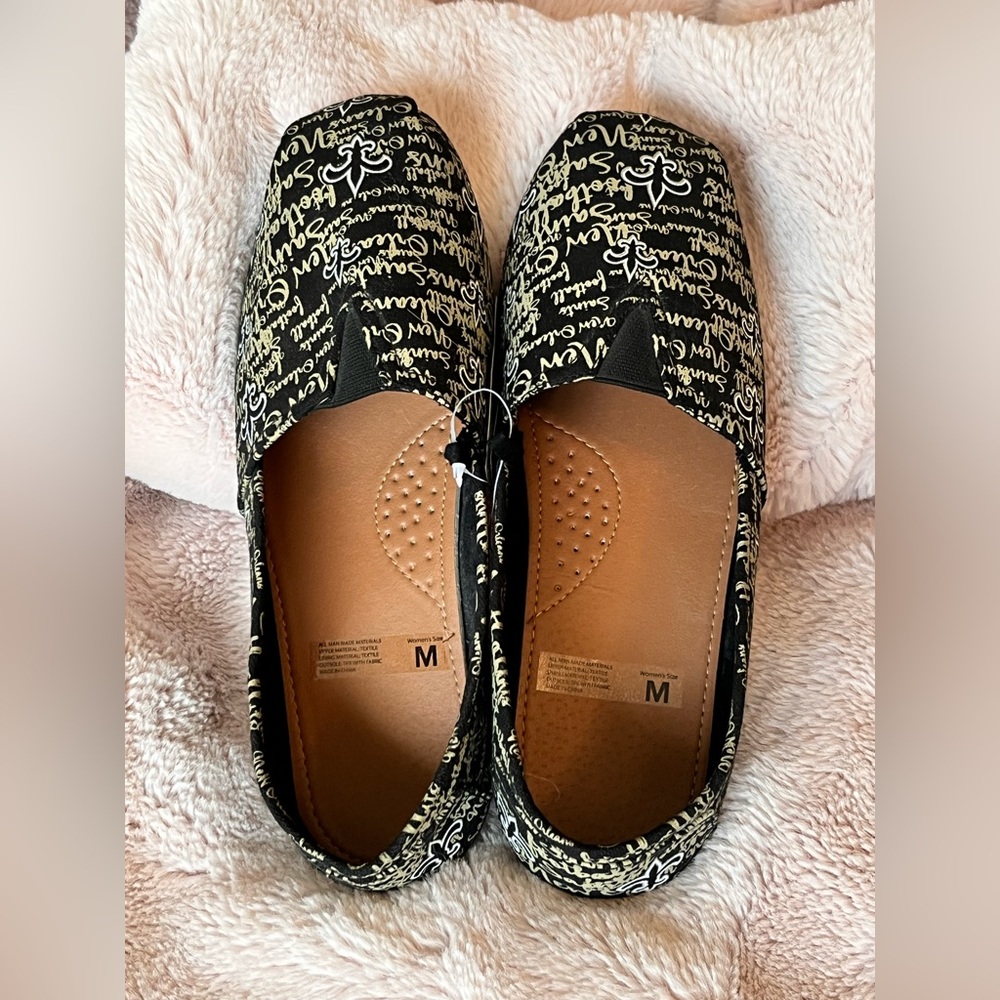 New Orleans Saints Script Loafers